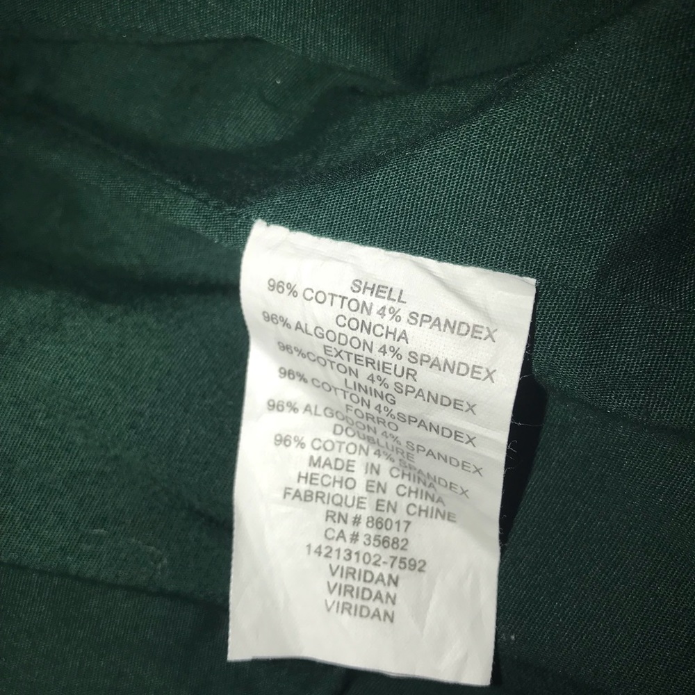 Bebe Size 2 Green Cropped Velour/Suede Jacket 3/4… - image 3